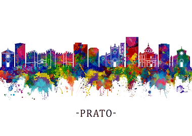 Prato Italy Skyline