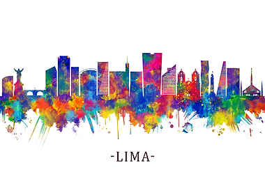 Lima Peru Skyline
