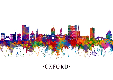 Oxford England Skyline