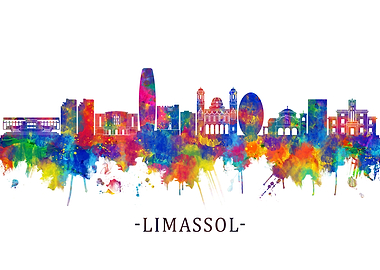 Limassol Cyprus Skyline