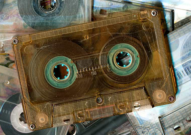 Vintage audio cassette