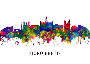 Ouro Preto Brazil Skyline