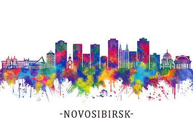 Novosibirsk Russia Skyline