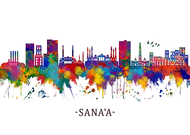 Sanaa Yemen Skyline