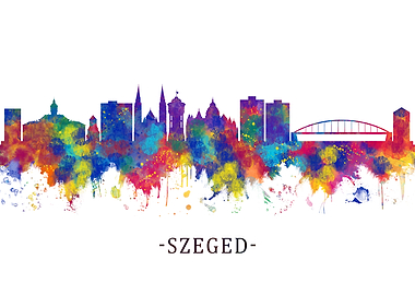 Szeged Hungary Skyline