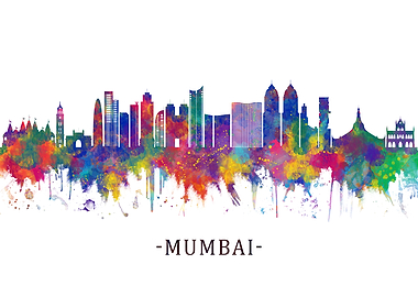 Mumbai Maharashtra Skyline