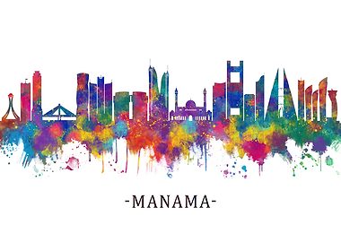 Manama Bahrain Skyline