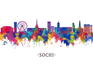 Sochi Russia Skyline