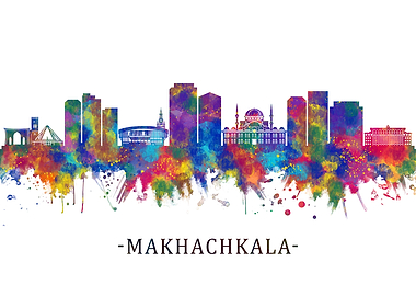 Makhachkala Russia Skyline