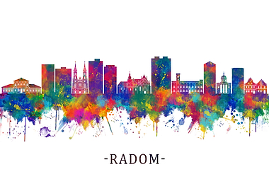 Radom Poland Skyline