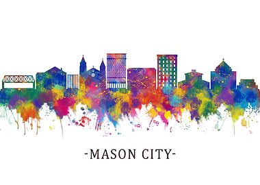 Mason City Iowa Skyline
