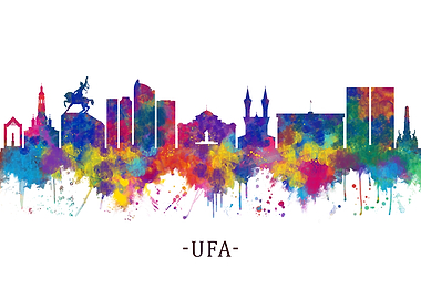 Ufa Russia Skyline