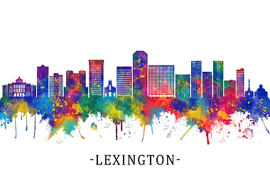 Lexington Kentucky Skyline