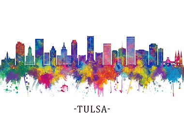 Tulsa Oklahoma Skyline
