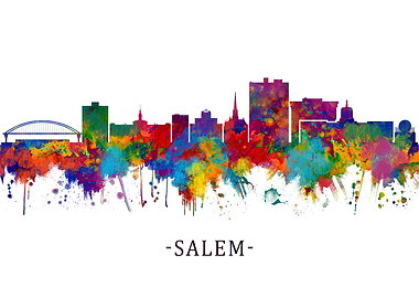 Salem Oregon Skyline