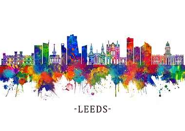 Leeds England Skyline
