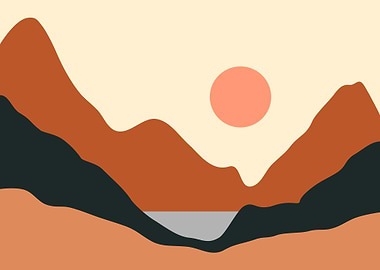 sunrise on the mountain