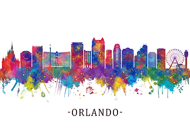 Orlando Florida Skyline