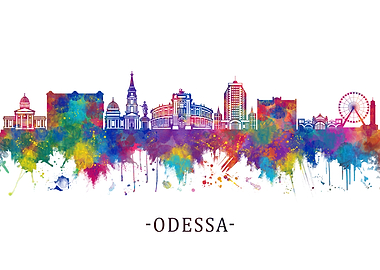 Odessa Ukraine Skyline