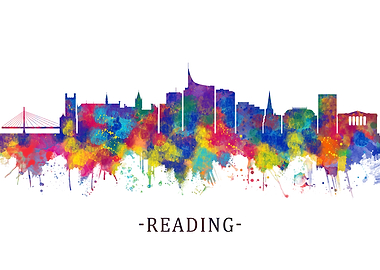 Reading England Skyline