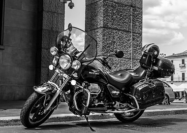 Vintage black Motorcycle