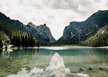 Lake Mountains Landscape