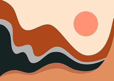 sunset on the mountain