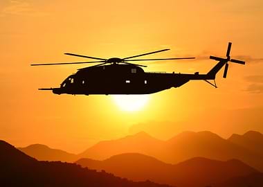 Transport helicopter