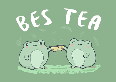 Cottagecore Toad Frog Tea