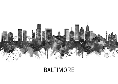 Baltimore Maryland skyline