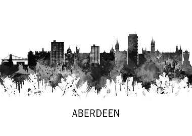 Aberdeen Scotland Skyline