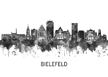 Bielefeld Germany Skyline