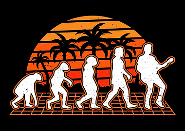 Guitarist Evolution Sunset