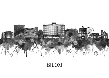 Biloxi Mississippi Skyline