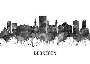 Debrecen Hungary Skyline