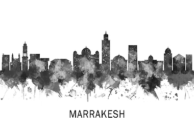 Marrakesh Morocco Skyline