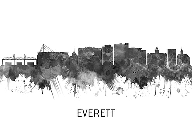 Everett Washington Skyline