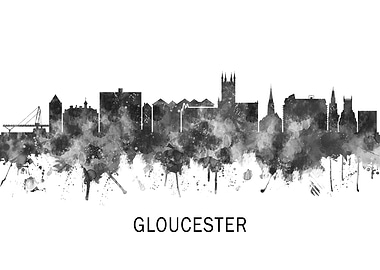 Gloucester England skyline