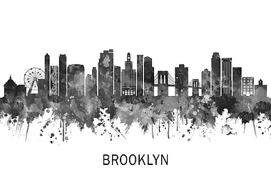 Brooklyn New York Skyline
