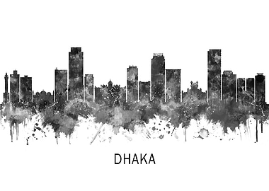 Dhaka Bangladesh Skyline