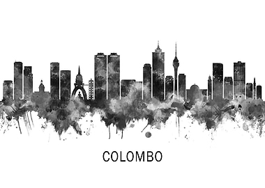 Colombo Sri Lanka Skyline