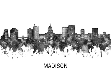 Madison Wisconsin Skyline