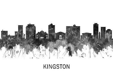 Kingston Jamaica Skyline