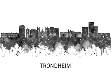 Trondheim Norway Skyline