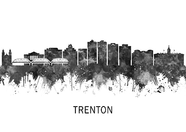 Trenton New Jersey Skyline