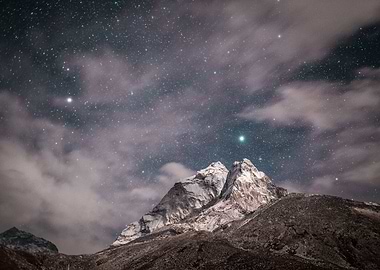 MOUNTAIN NIGHT SKY