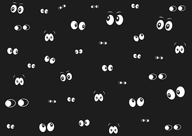 Glowing in the dark eyes