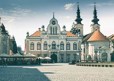 Old buildings in the city