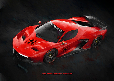 Fittipaldi EF7 Vision car