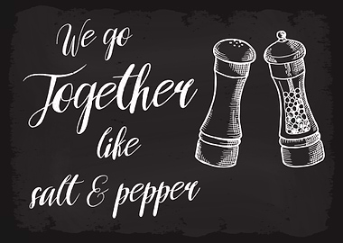 We Go Together Salt Pepper